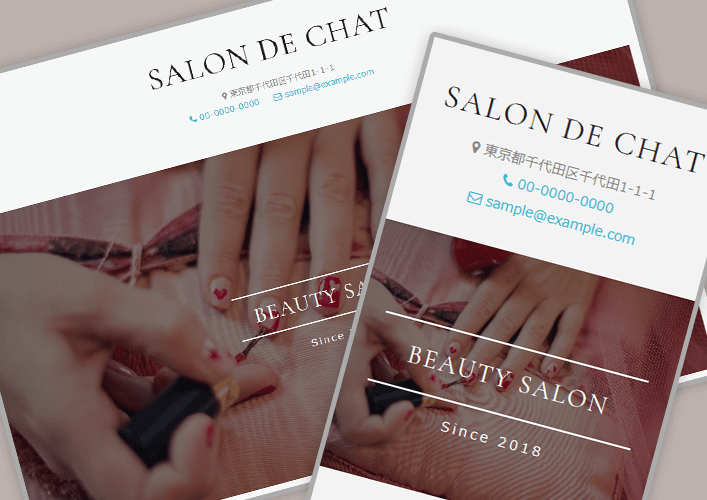 デザインテンプレート 01